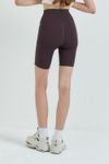Cielcoco Ultimate CLWP3013 Tension Up Biker Shorts High Gauge Non See Through Activewear _ WINE PURPLE _ Made in Korea